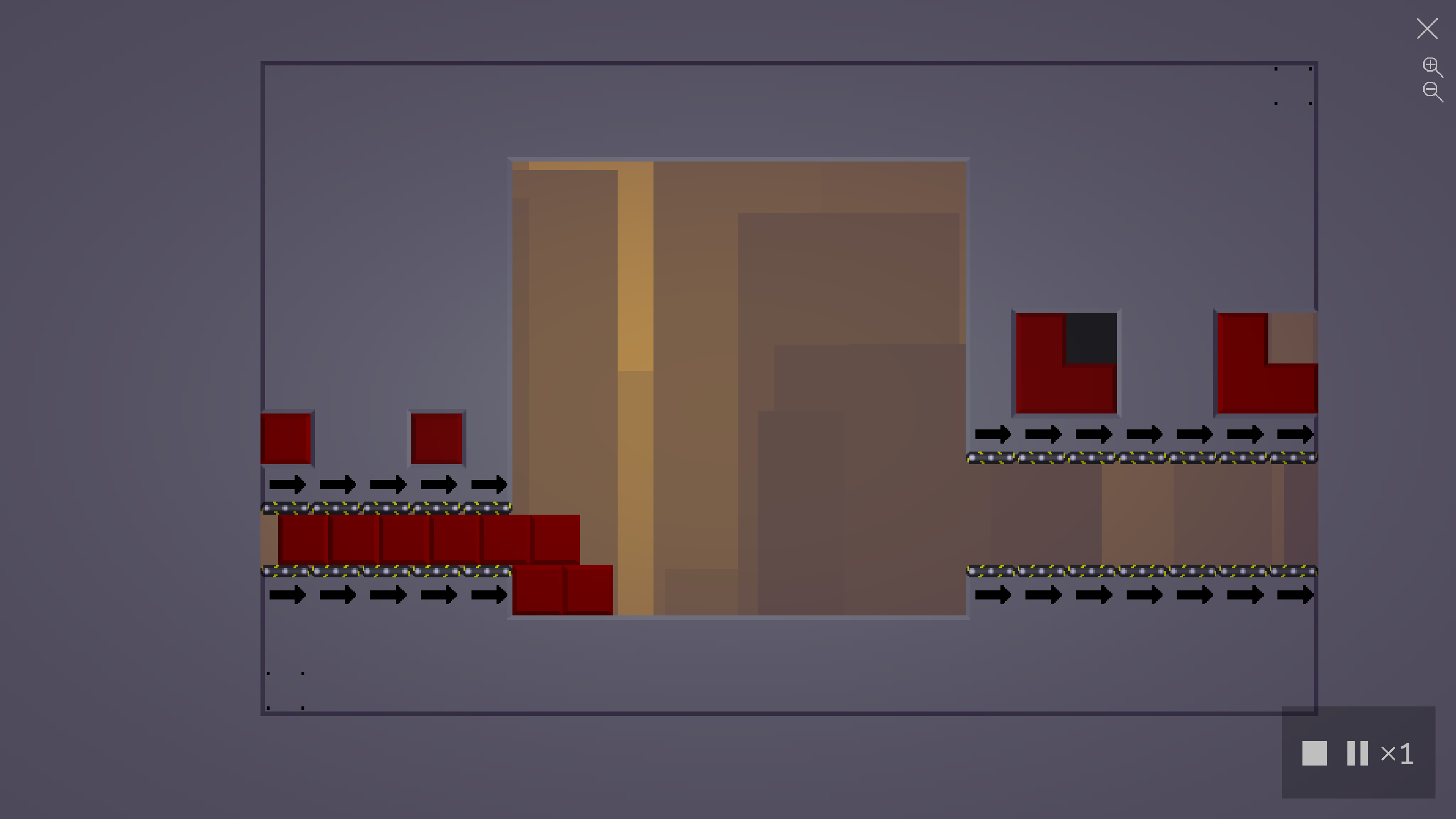 Level with generator and checker